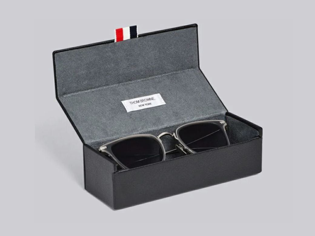 TBS905-49-03 シルバーサングラス | THOM BROWNE (トムブラウン