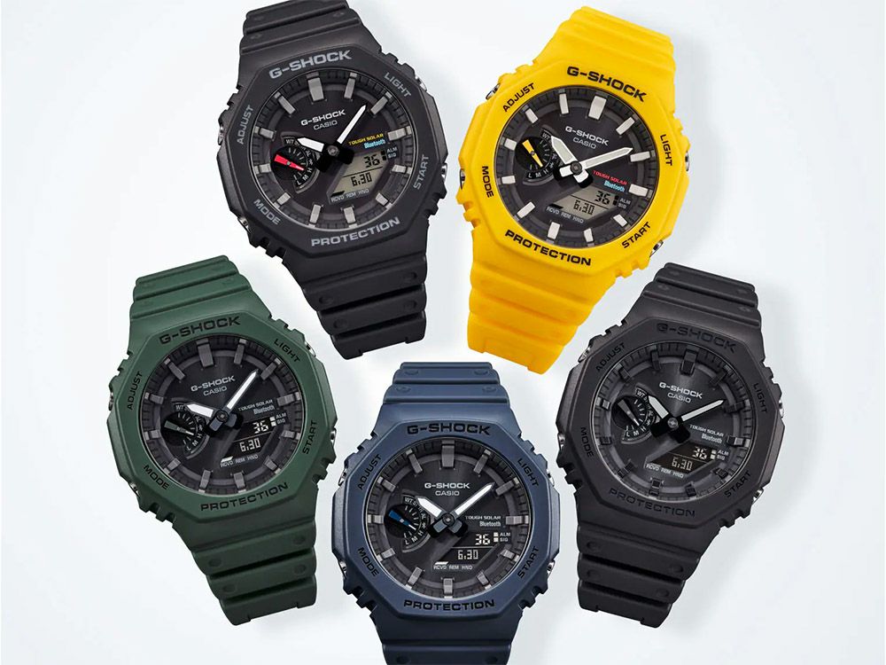 【極美品】CACIO G-SHOCK GA-B2100-1AJF G-SHOCK オクタゴン GA-B2100-1A1JF メンズ ソーラー Bluetooth