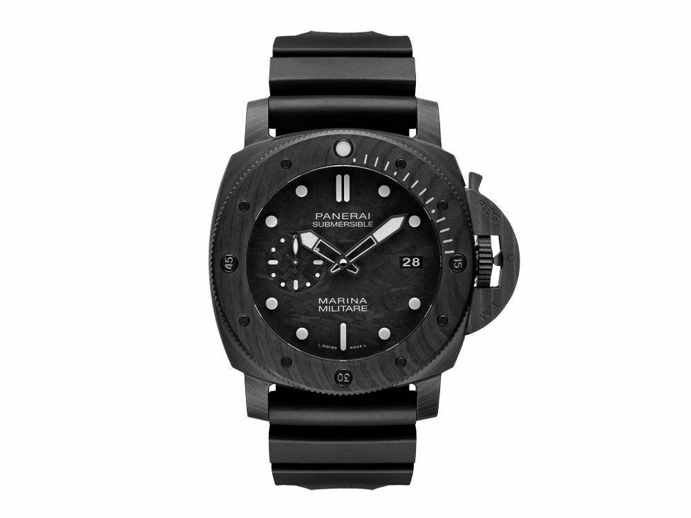100万円で購入しました　PANERAI サブマーシブル ブラック サブマーシブル マリーナ ミリターレ カーボテック™