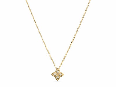フラワーモチーフ ダイヤ ペンダントトップ 585 PRINCESS FLOWER 