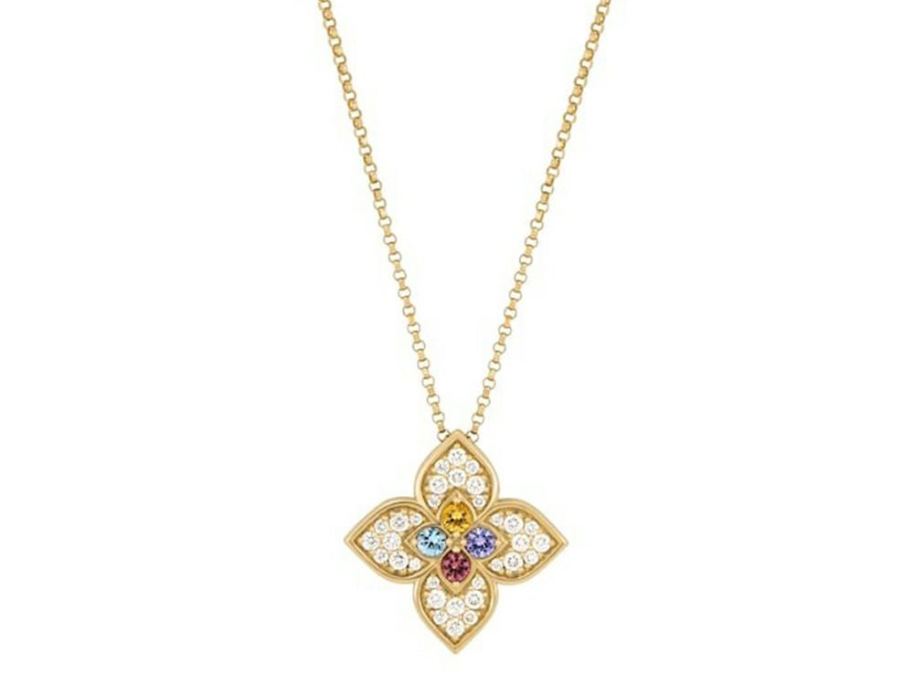 PRINCESS FLOWER ダイヤモンド、ロードナイト | ネックレス | 岡山の