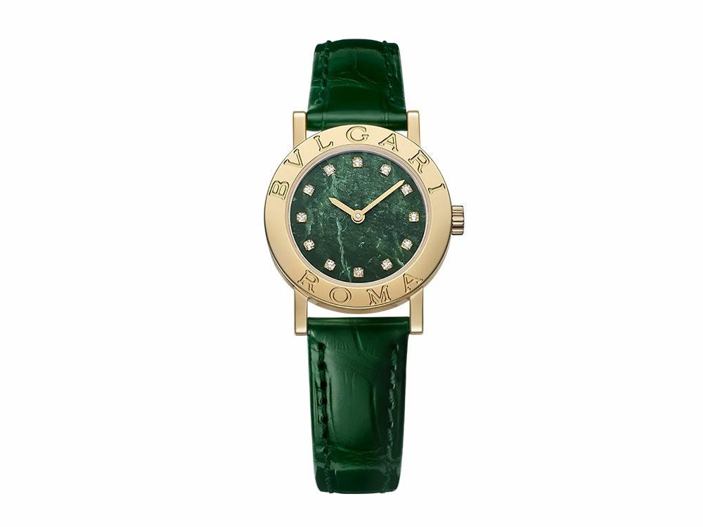 新品同様BVLGARI ブルガリ・ブルガリウォッチ 33mm グリーン BVLGARI（ブルガリ） ブルガリ・ブルガリ ウォッチ グリーン 33mm