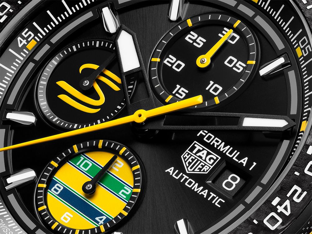 タグホイヤー 376.513 FORMULA1 ブラック イエロー 稼働品 TAG Heuer - 希少✨ 新品電池 タグホイヤー フォーミュラ1 イエロー