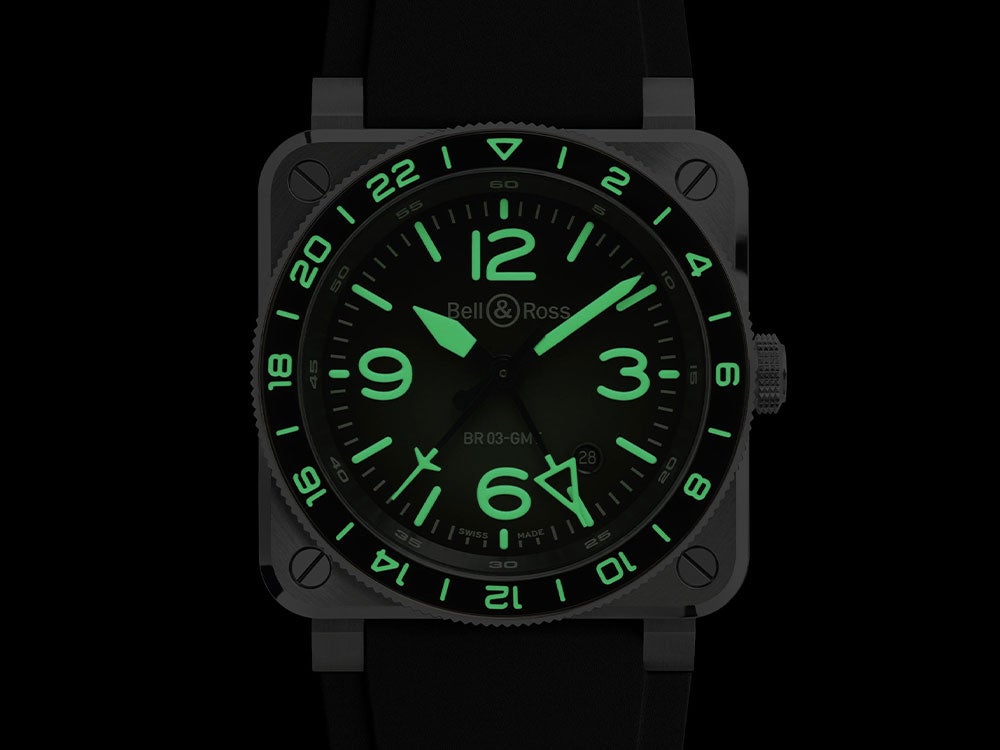 BR-03 GMT Green Lum | BR-05 | 岡山の正規時計宝飾専門店 | トミヤ
