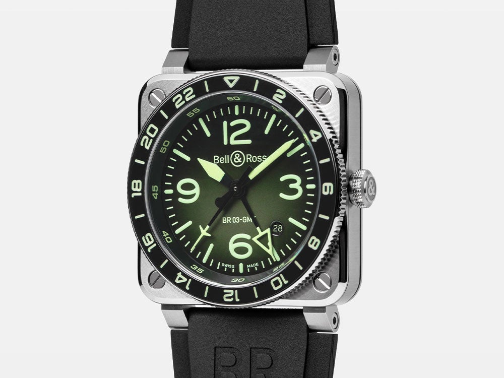 BR-03 GMT Green Lum | BR-05 | 岡山の正規時計宝飾専門店 | トミヤ