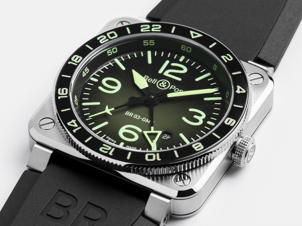BR-03 GMT Green Lum | BR-05 | 岡山の正規時計宝飾専門店 | トミヤ